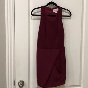 Wine colored dress